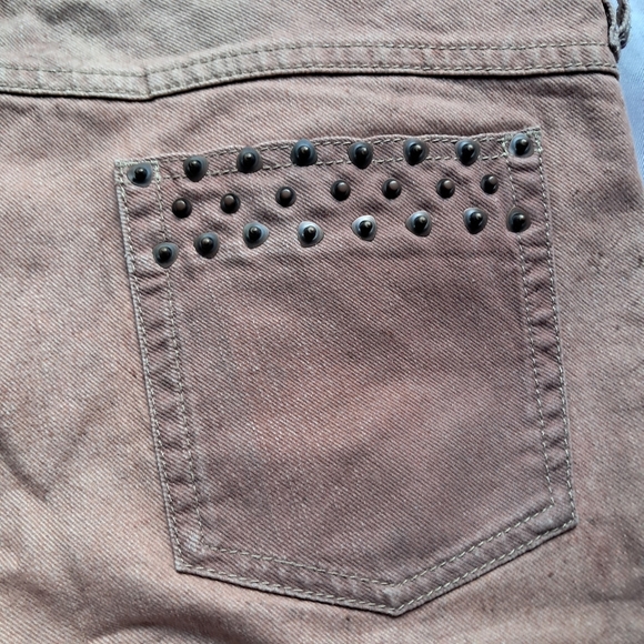 Isabel Marant Womens Rare Jeans Skinny Low Rise Pink Patchwork Print Sz 37 EUC - Picture 6 of 11